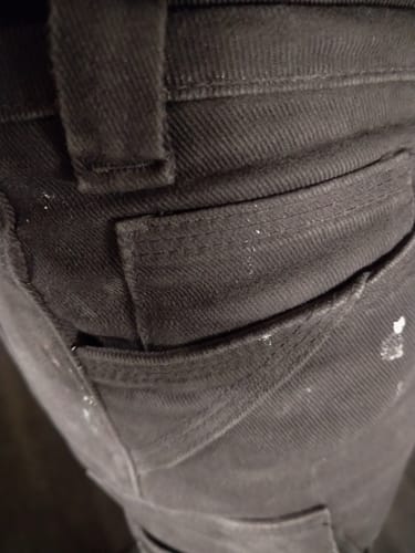 Customer photo review of FX-1 Slim Work Pants Gunmetal