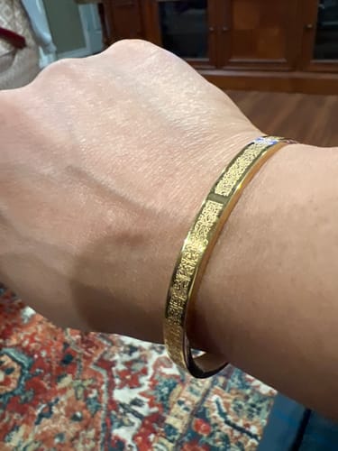 Customer photo review of Ayatul Kursi Bracelet