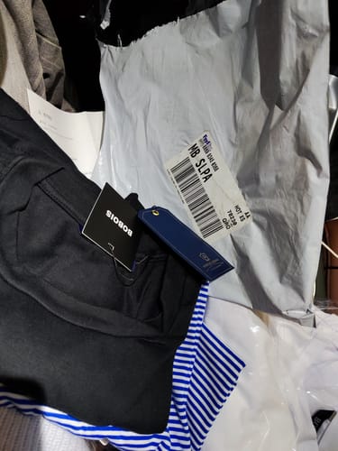 Customer photo review of Playeras Para Hombre Cuello Redondo Basica APCR Blanco