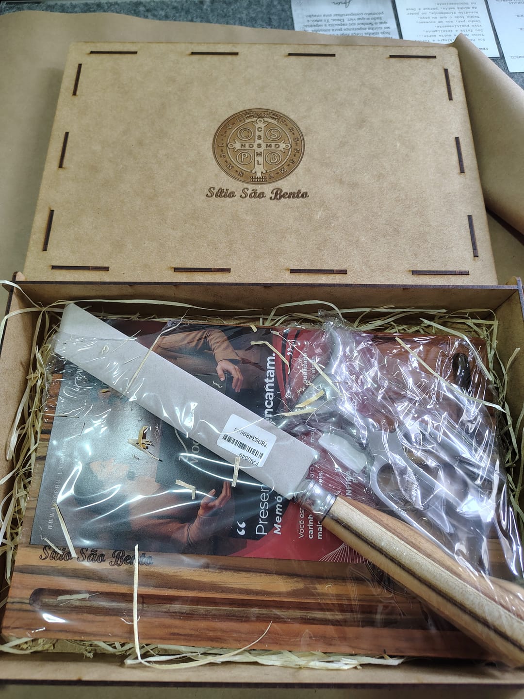 Customer photo review of Kit Churrasco Personalizado Churrasqueiro Oficial da Família