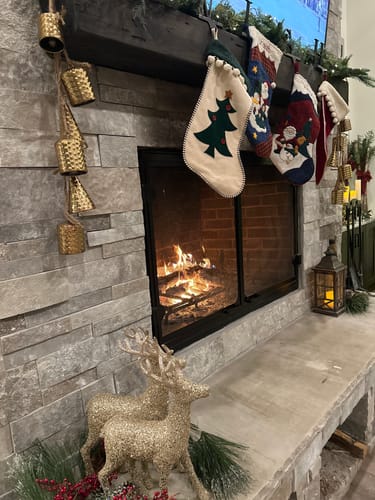Customer photo review of 30” Brass Bell Cluster