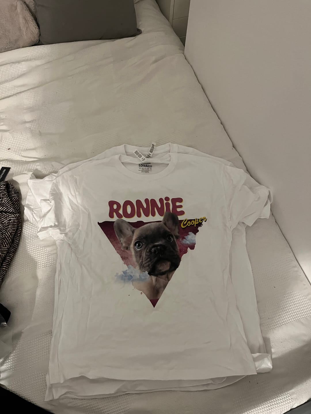 Customer photo review of Personalised Retro Tee | Green