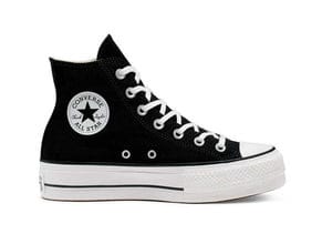Customer photo review of Zapatilla Converse Chuck Taylor Hi Plataforma Mujer Negro