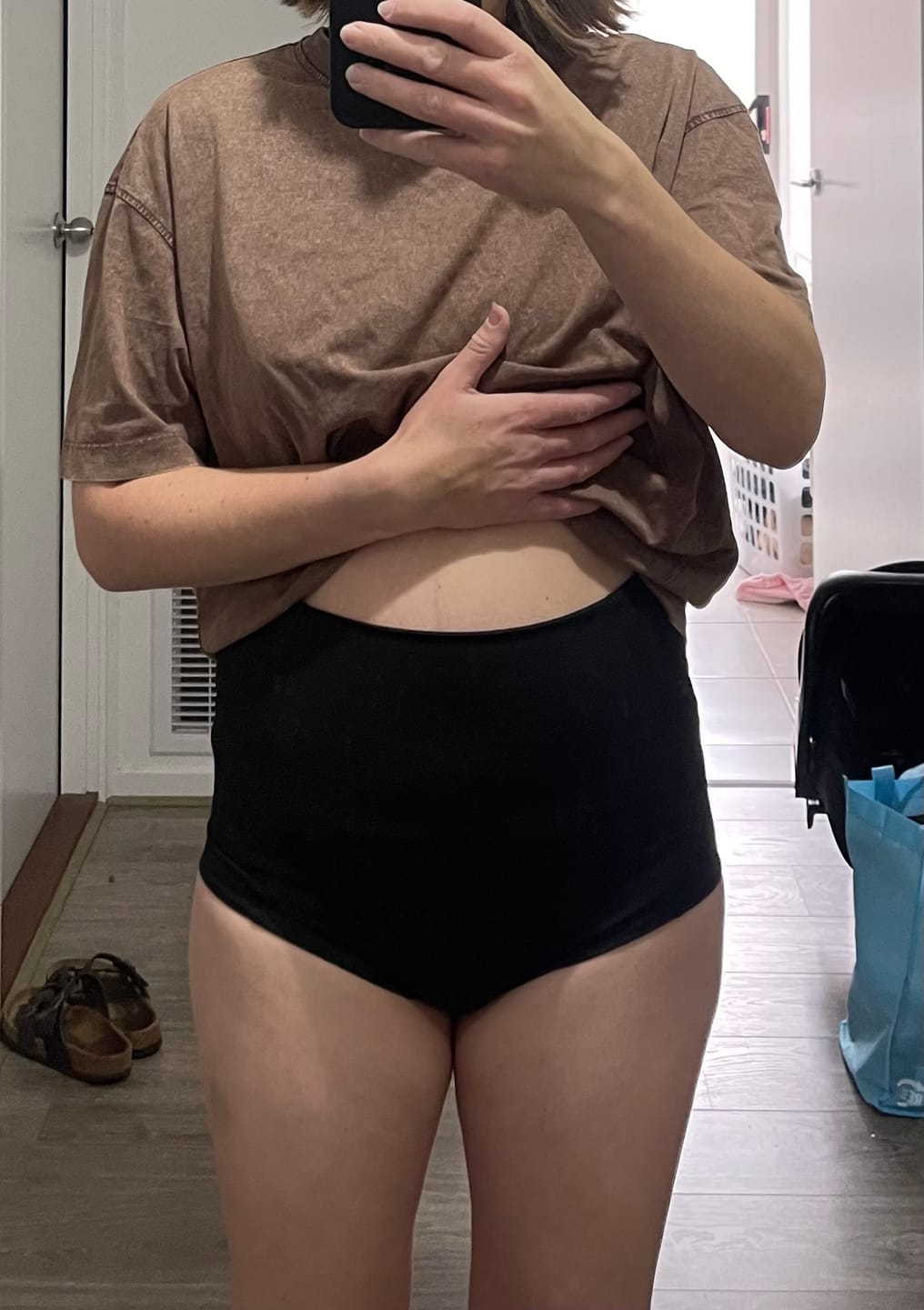 Customer photo review of Fourth Trimester Soothing Briefs