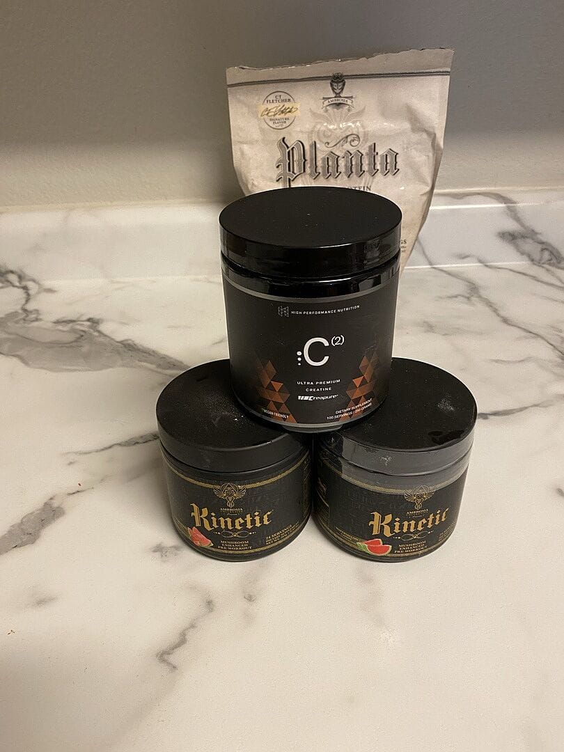 Customer photo review of Kinetic™ - Mushroom Enhanced Pre-Workout