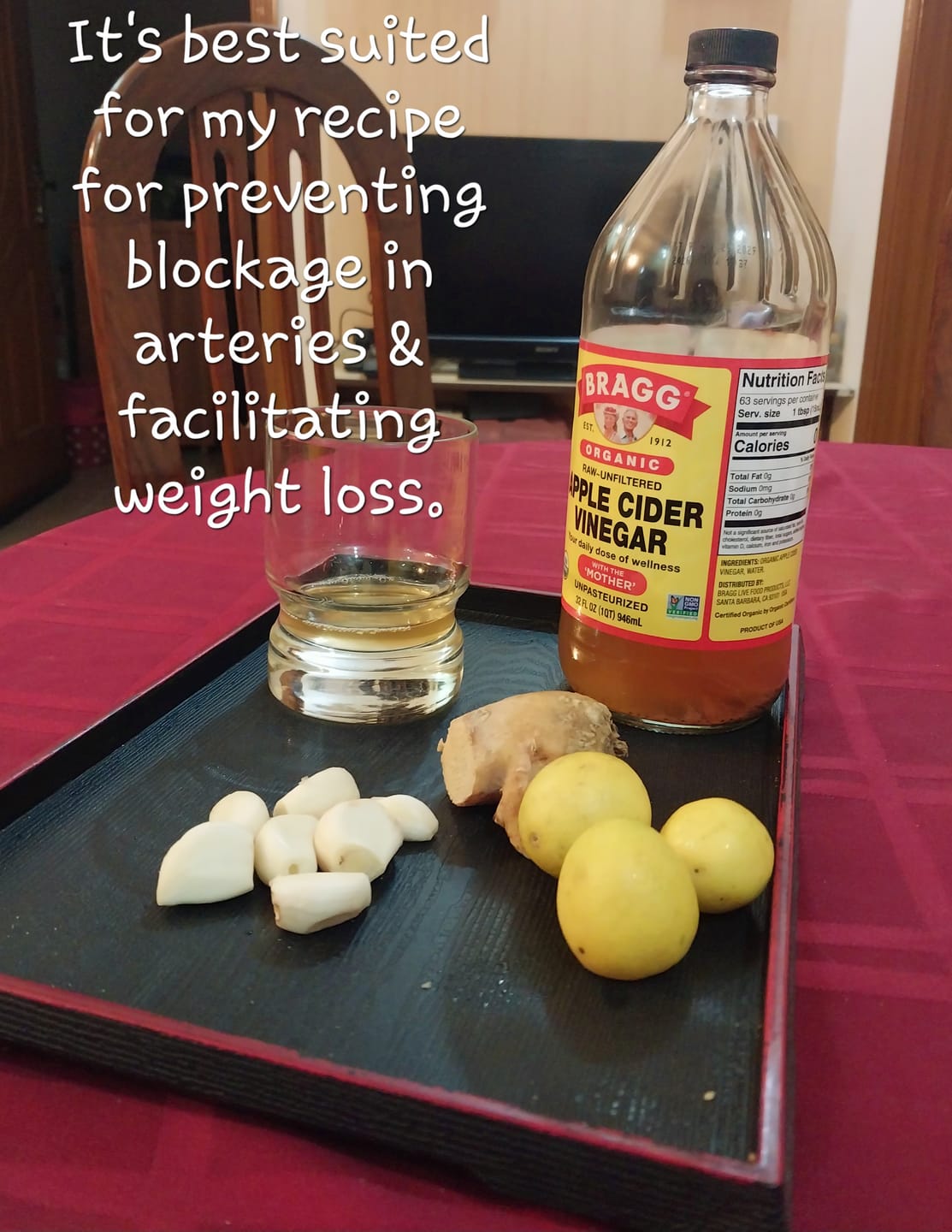 Customer photo review of Organic Apple Cider Vinegar