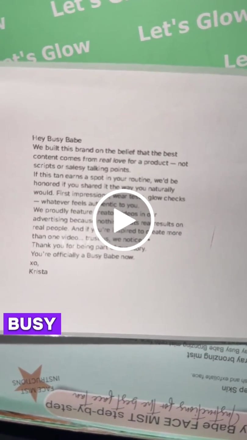 Customer video review of Cabo Nights Self Tan Mousse w/Mitt.