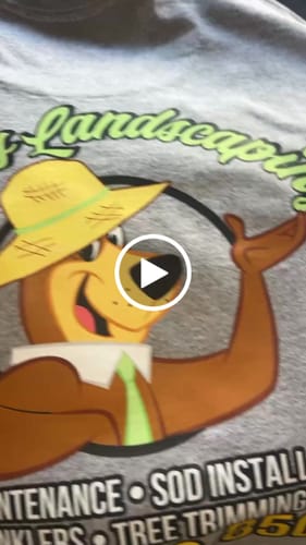 Customer video review of DTF Transfers Upload Your Gang Sheet