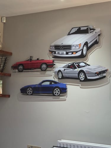 Customer photo review of Your Custom Car Acrylic Print Service