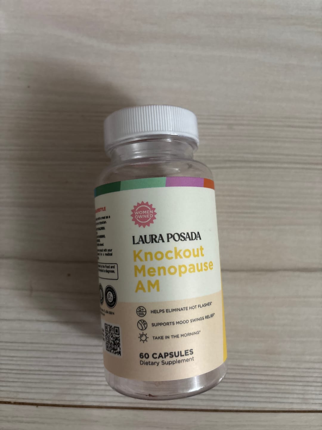 Customer photo review of Knockout Menopause AM | Apoyo Natural para Energía, Enfoque, Cambios de Humor, Sofocos
