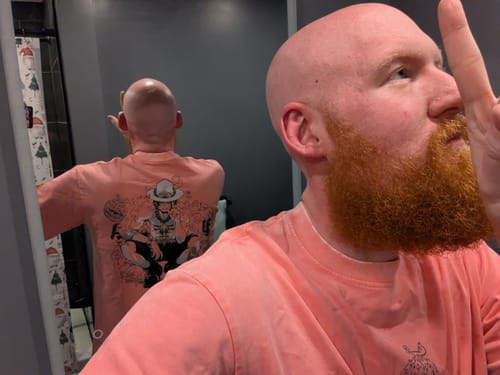 Customer photo review of OP ✦ Fire Fist Legacy Vintage Tee