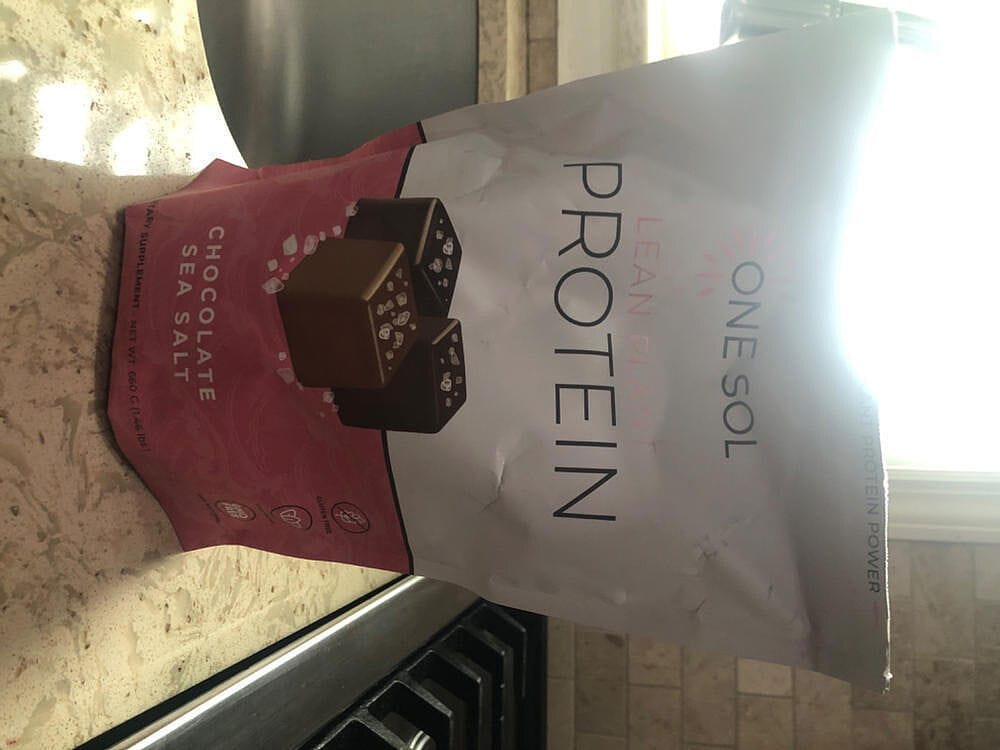 Customer photo review of Lean Plant Protein