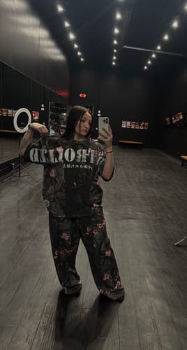 Customer photo review of Cherry Blossom Heavyweight Sweats