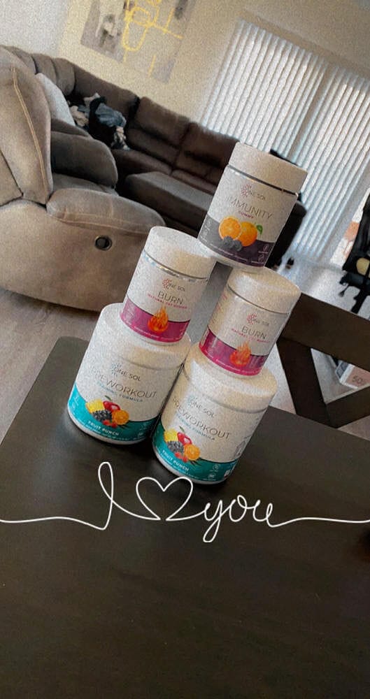 Customer photo review of Pre Workout Training Formula