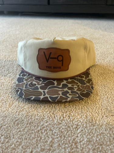 Customer photo review of Custom Leather Patch 5-Panel Rope Hat - Blank Rope Hats