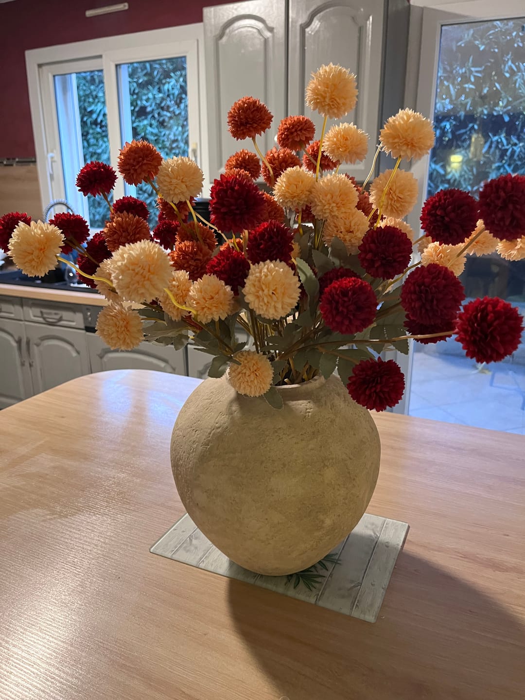 Customer photo review of Fleurs de Kiku - Mélange (20 tiges/ 100 pompons)