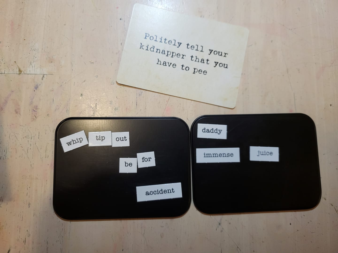 Customer photo review of Ransom Notes: Base Game