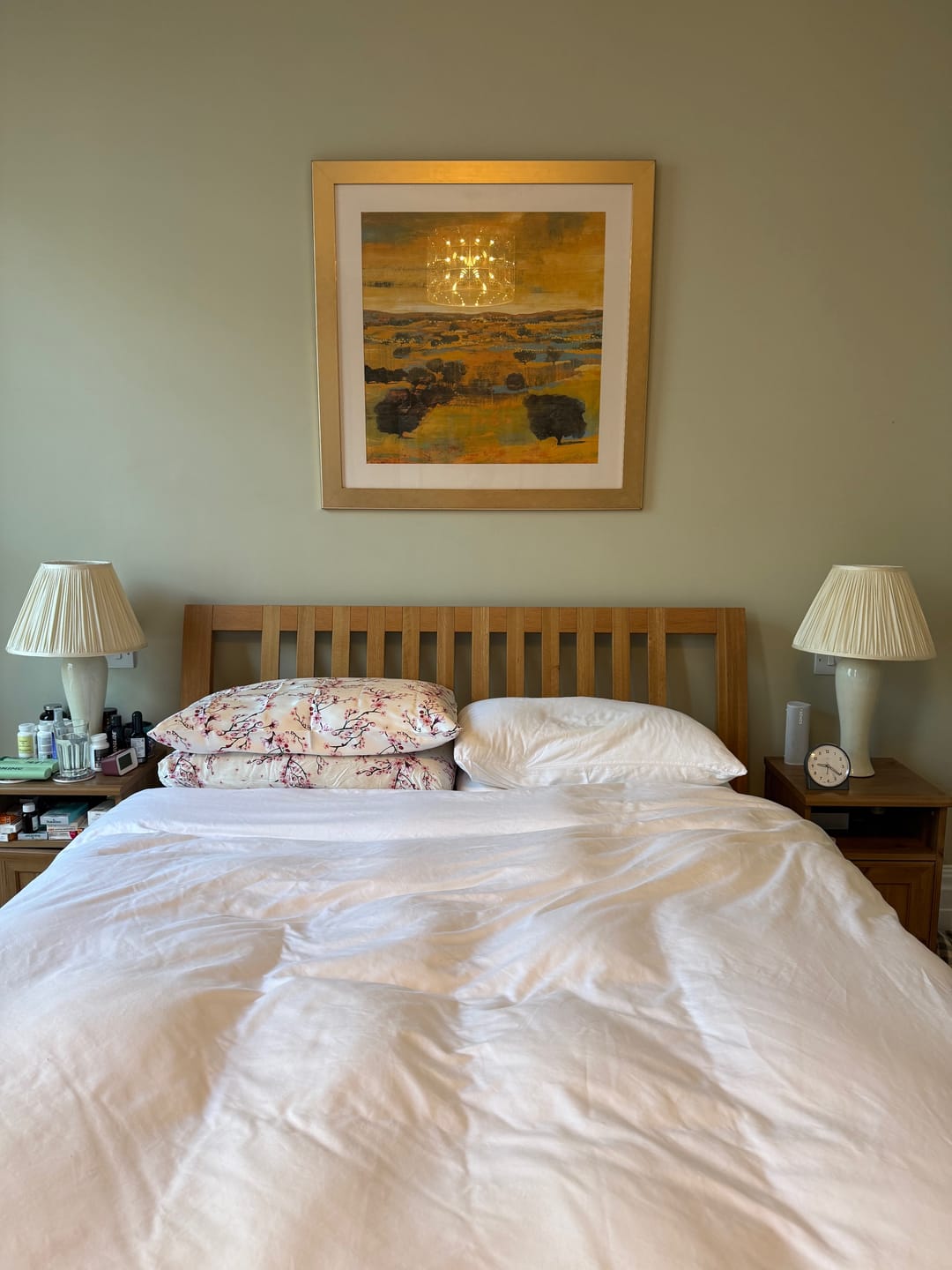 Customer photo review of Cherry Blossom Pure Silk Pillowcase