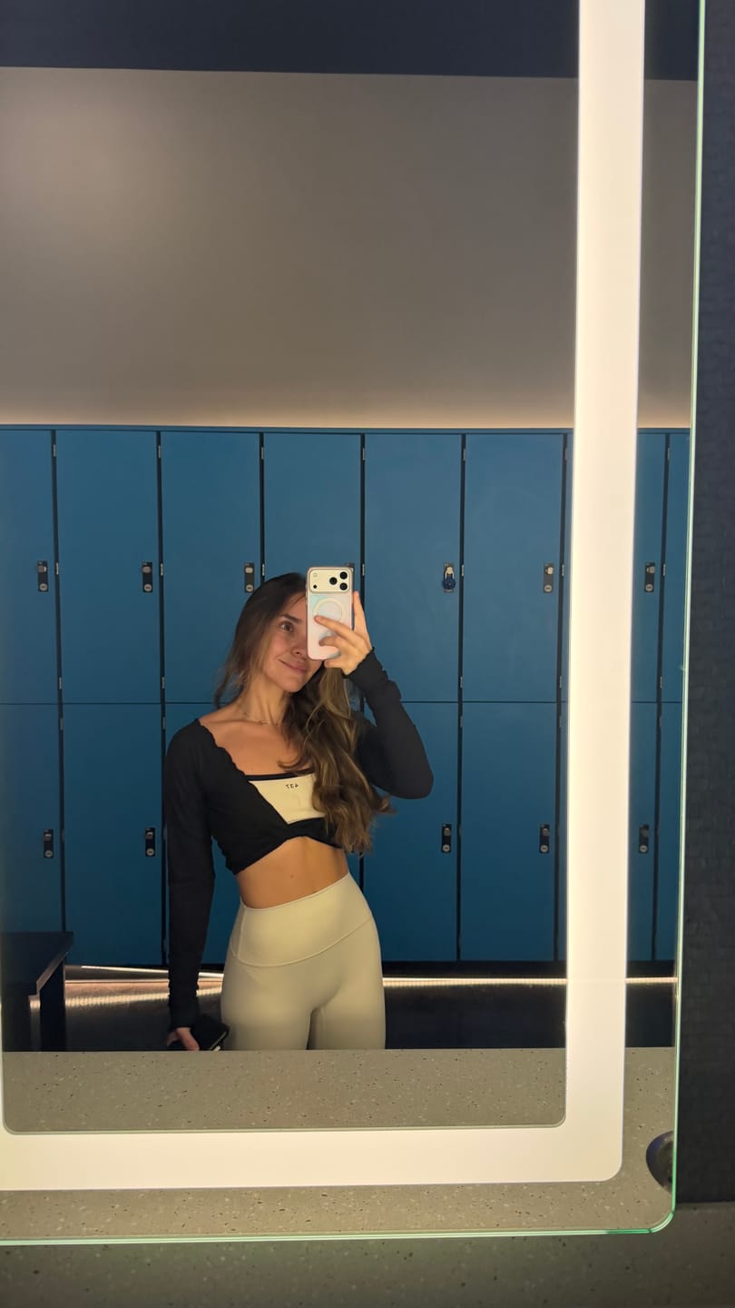 Customer photo review of The Wrap Top / Black