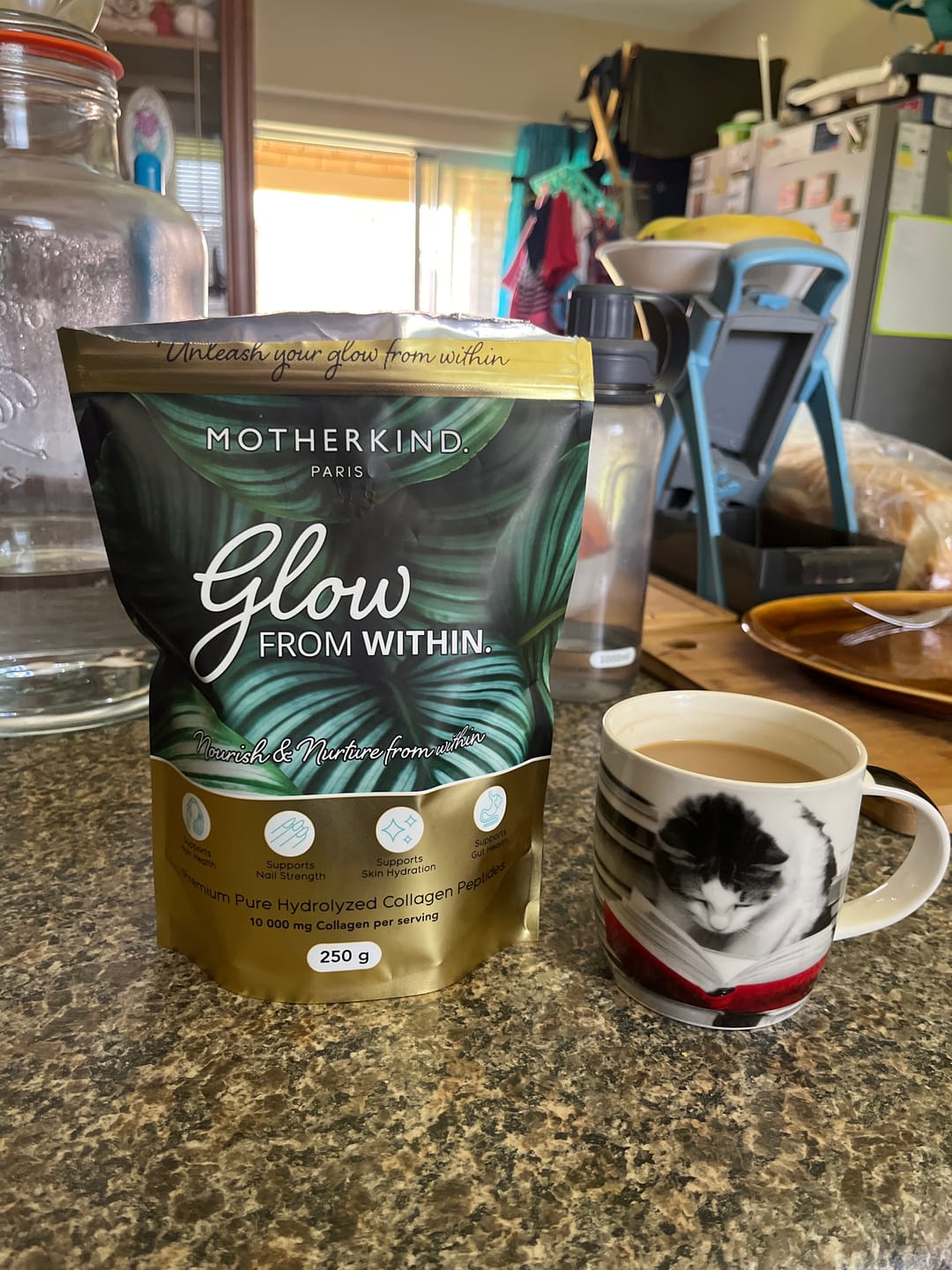 Customer photo review of Glow From Within Collagen Starter Kit