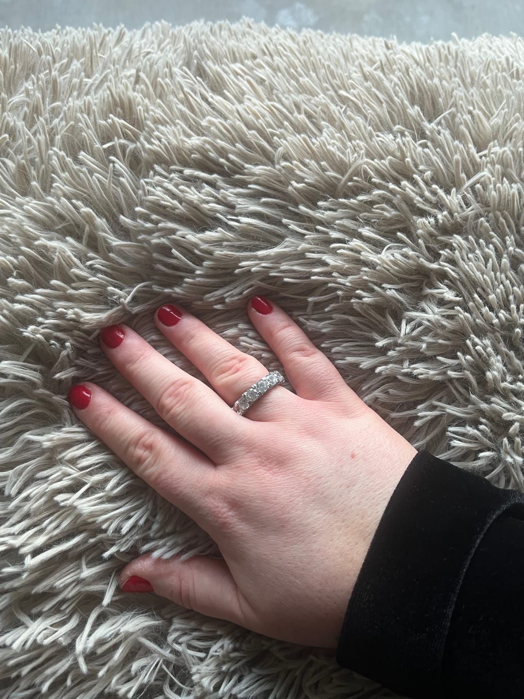 Customer photo review of ICY ICICLE RING.