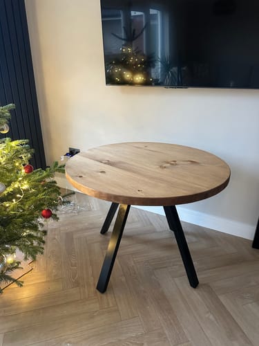 Customer photo review of Round Dining Table