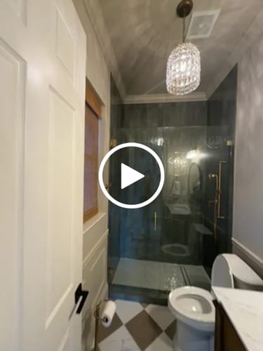 Customer video review of French Antique Brass Crystal Cage Chandelier