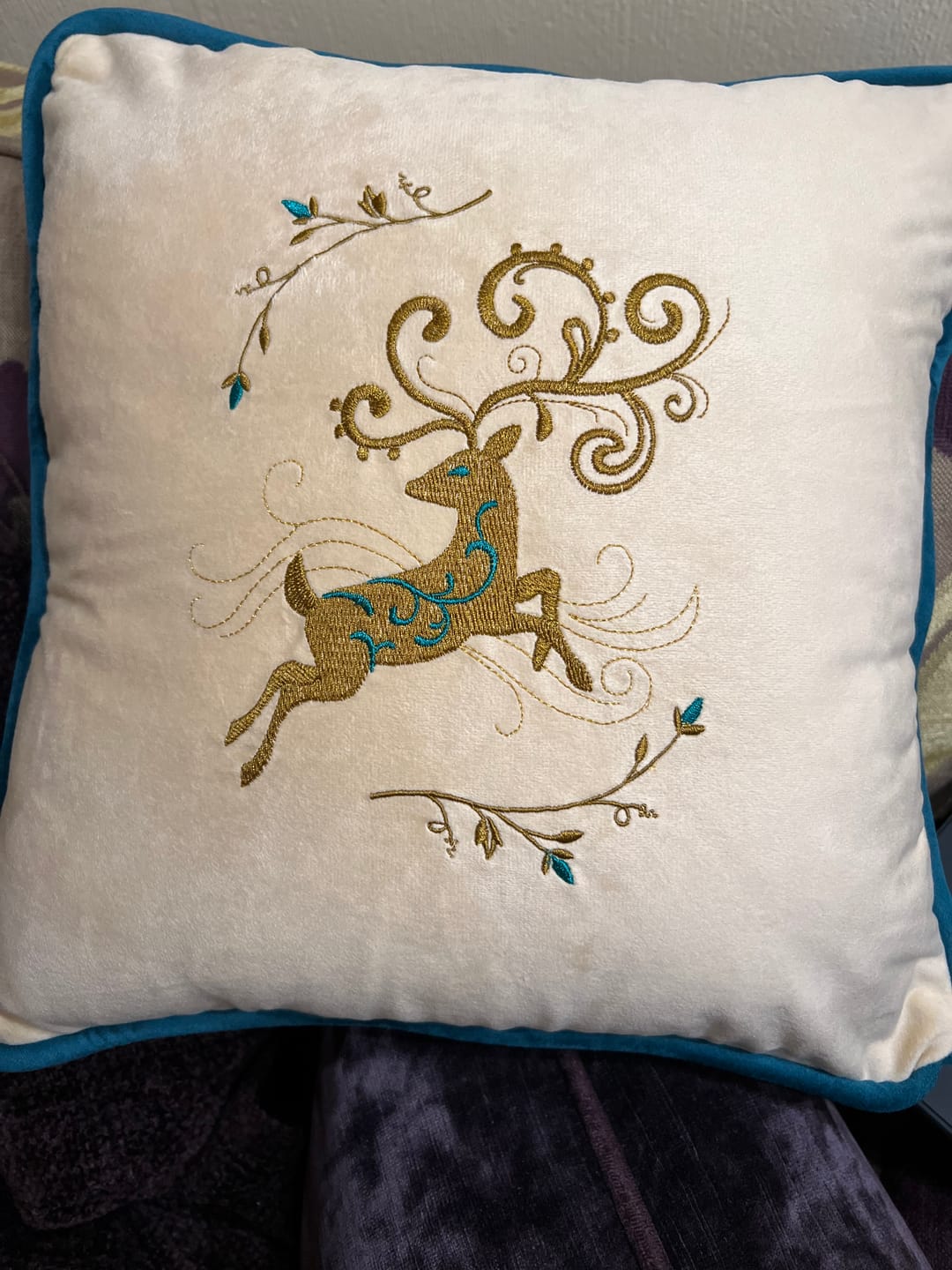 Customer photo review of Plain Upholstery Velvet Fabric