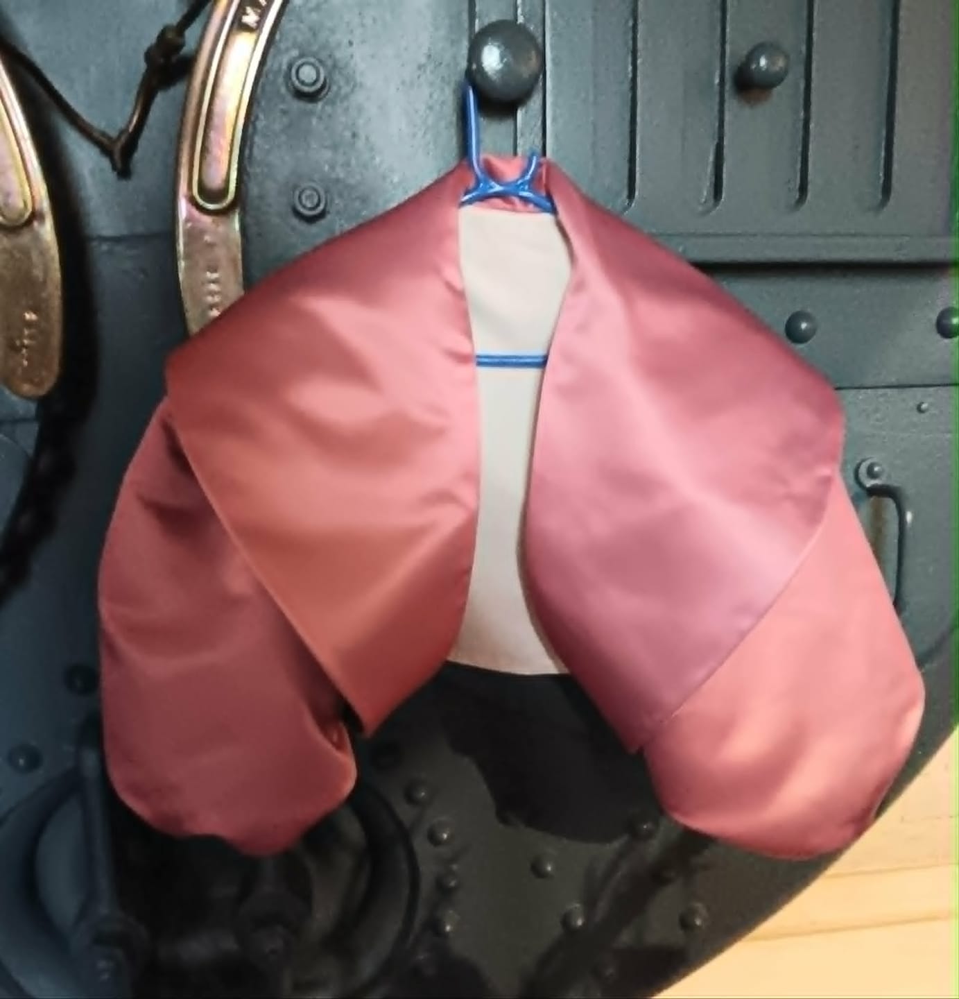 Customer photo review of Plain Duchess Satin Fabric
