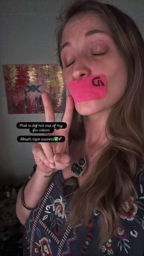 Customer photo review of Dream Mouth Tape