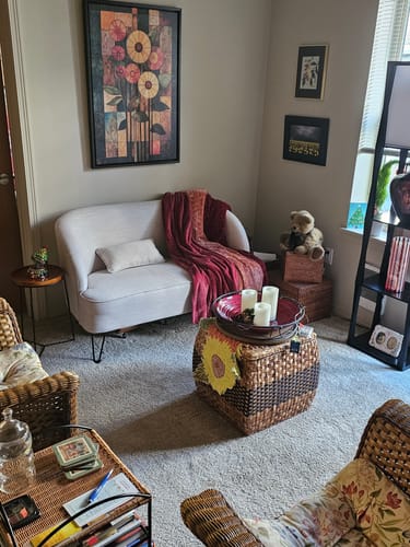 Customer photo review of PETAL GEOMETRY CANVAS