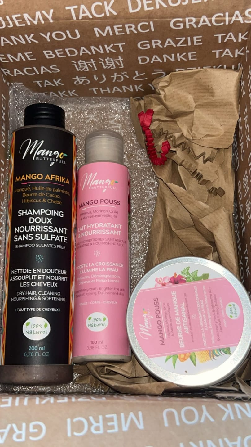 Customer photo review of Beurre de mangue artisanal POUSS