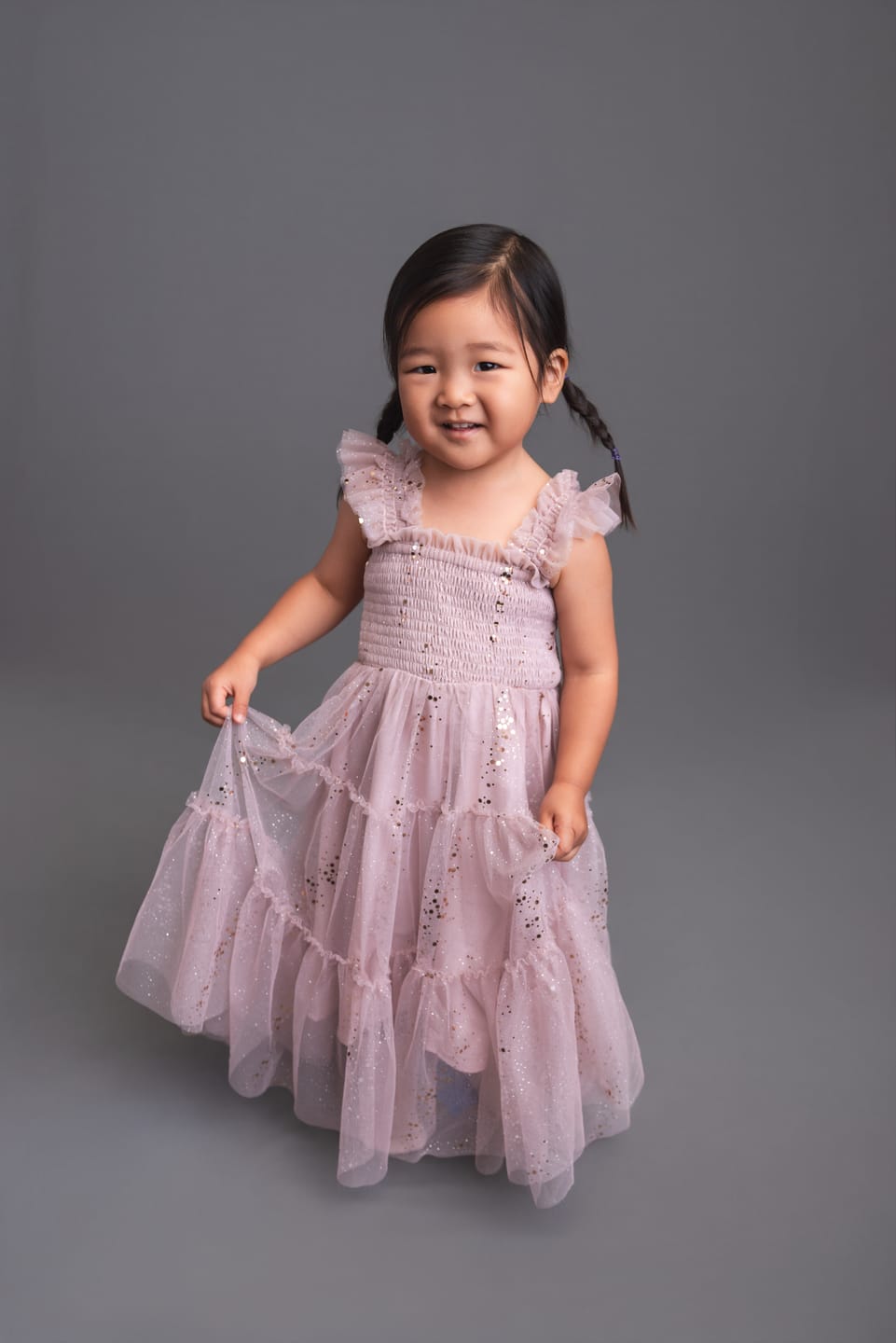 Customer photo review of Glimmer Dress - Ballet Slipper (FINAL SALE)