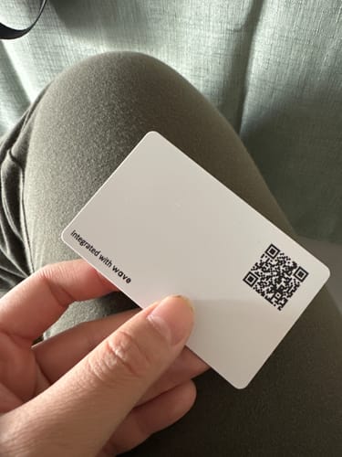 Customer photo review of Custom NFC Business Card