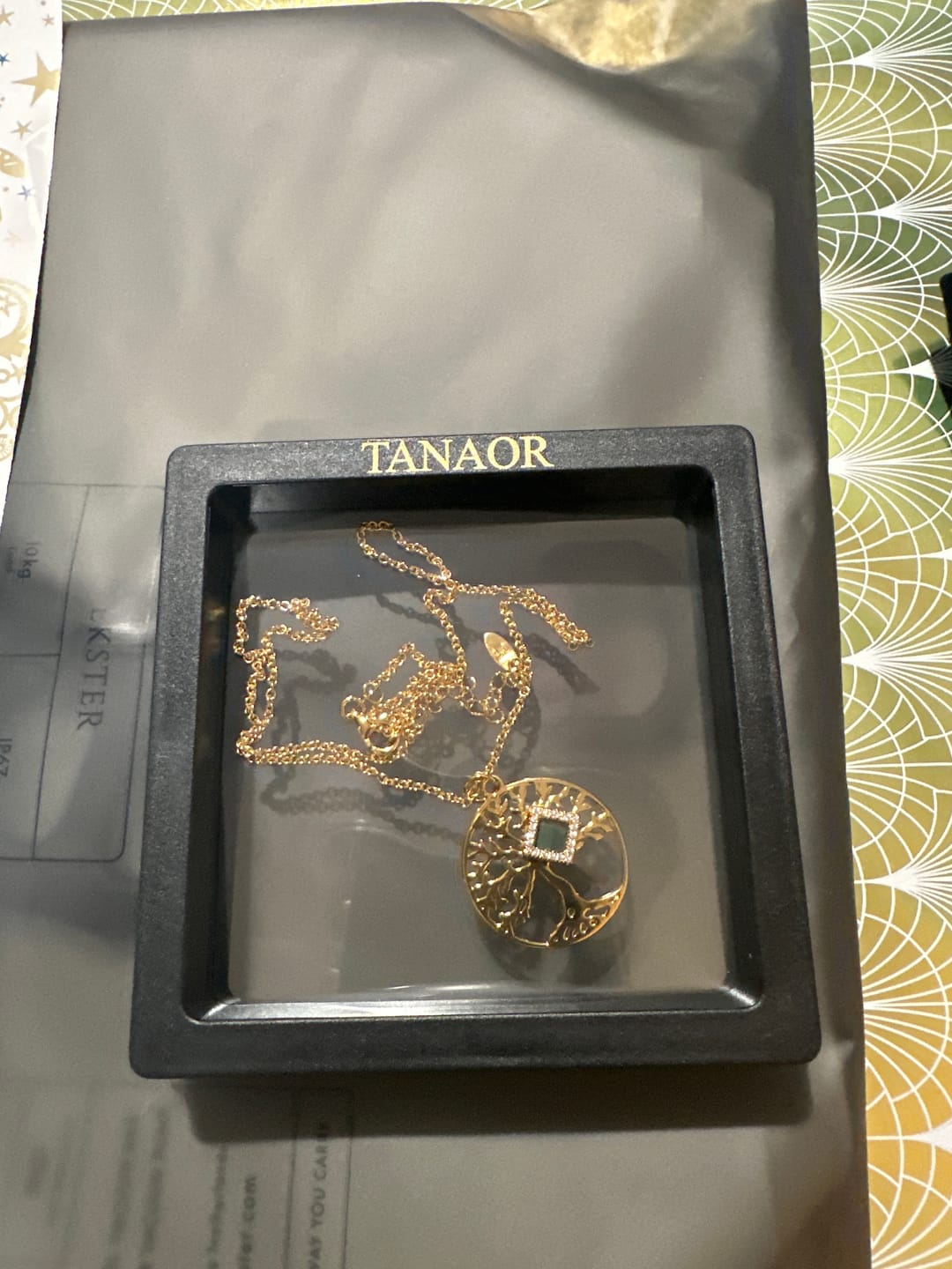Customer photo review of Tree of Life Necklace