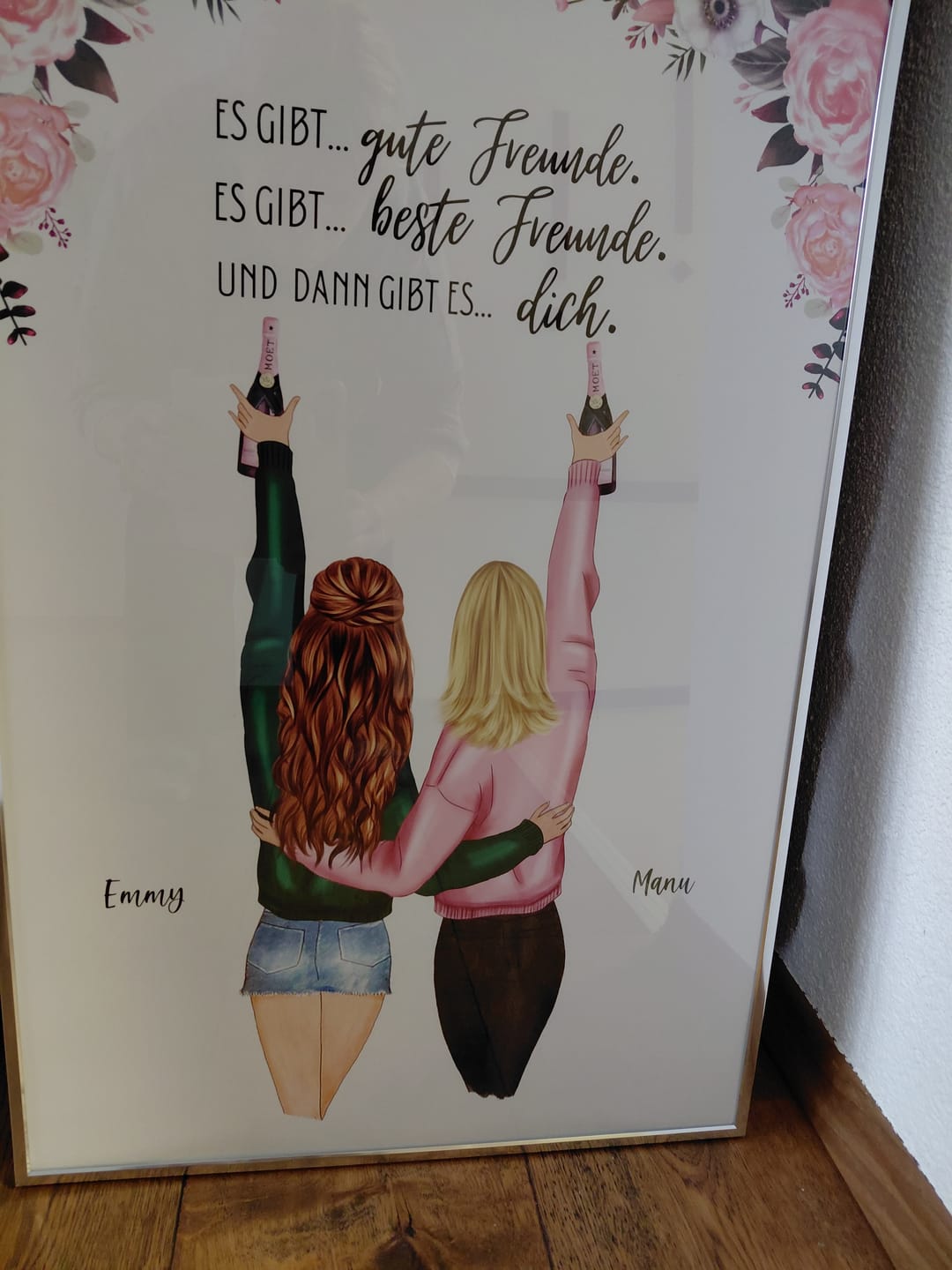 Customer photo review of Best Friends Forever - Personalisiertes Poster
