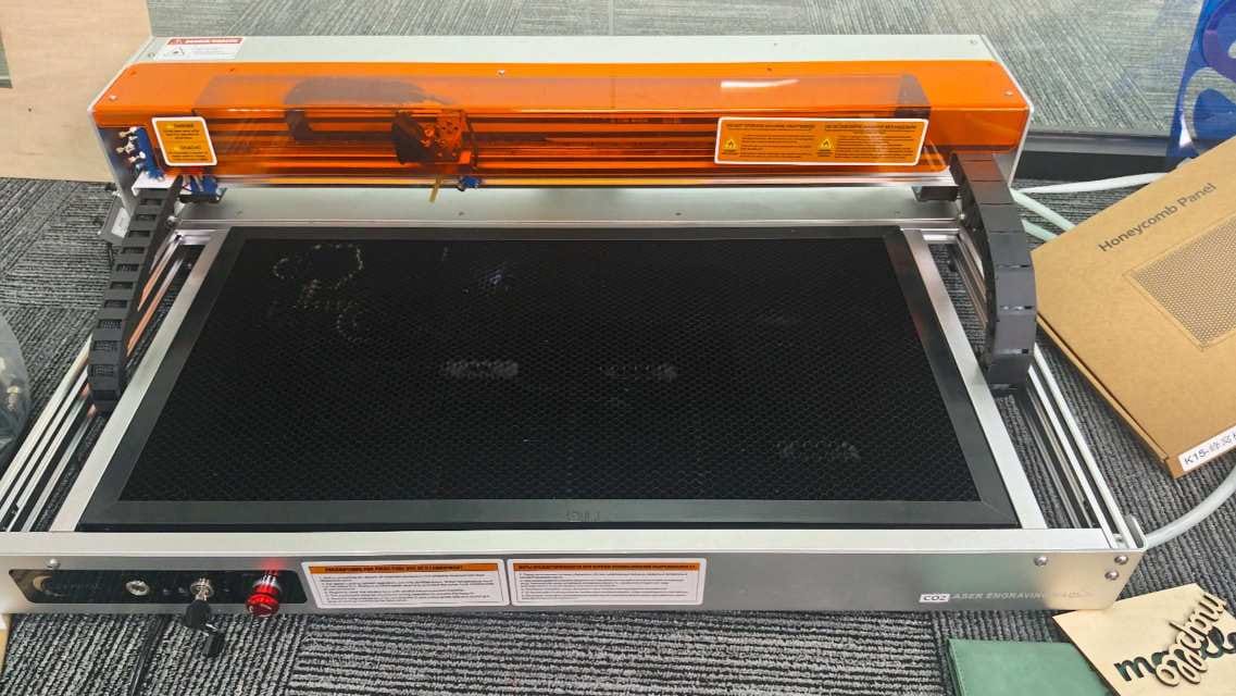 Customer photo review of Carverall C1 40W CO2 Laser Engraving Machine | Work Area 620*350mm