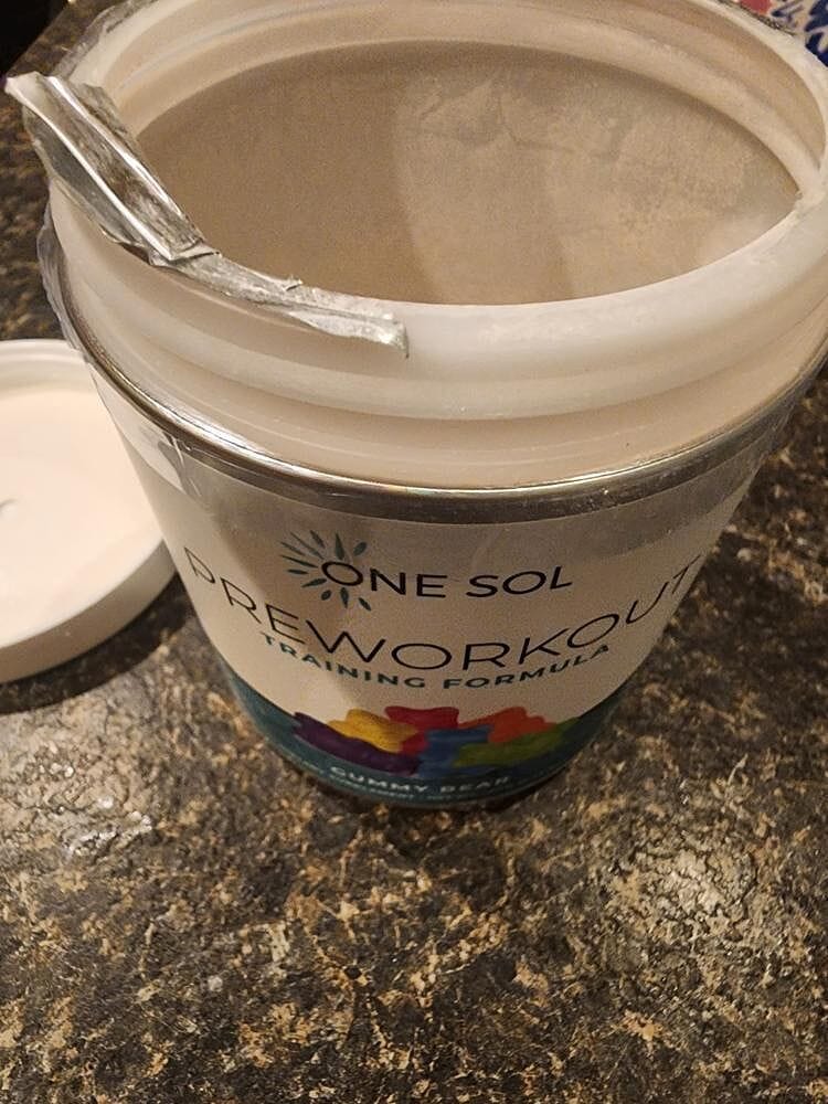 Customer photo review of Pre Workout Training Formula