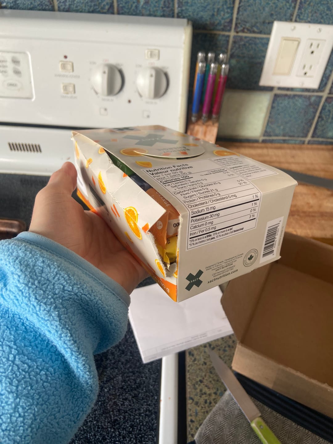 Customer photo review of XACT Energy Mixed Boxes