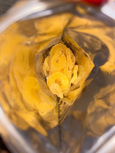 Customer photo review of Sour Gummi Pineapple Rings - 1LB