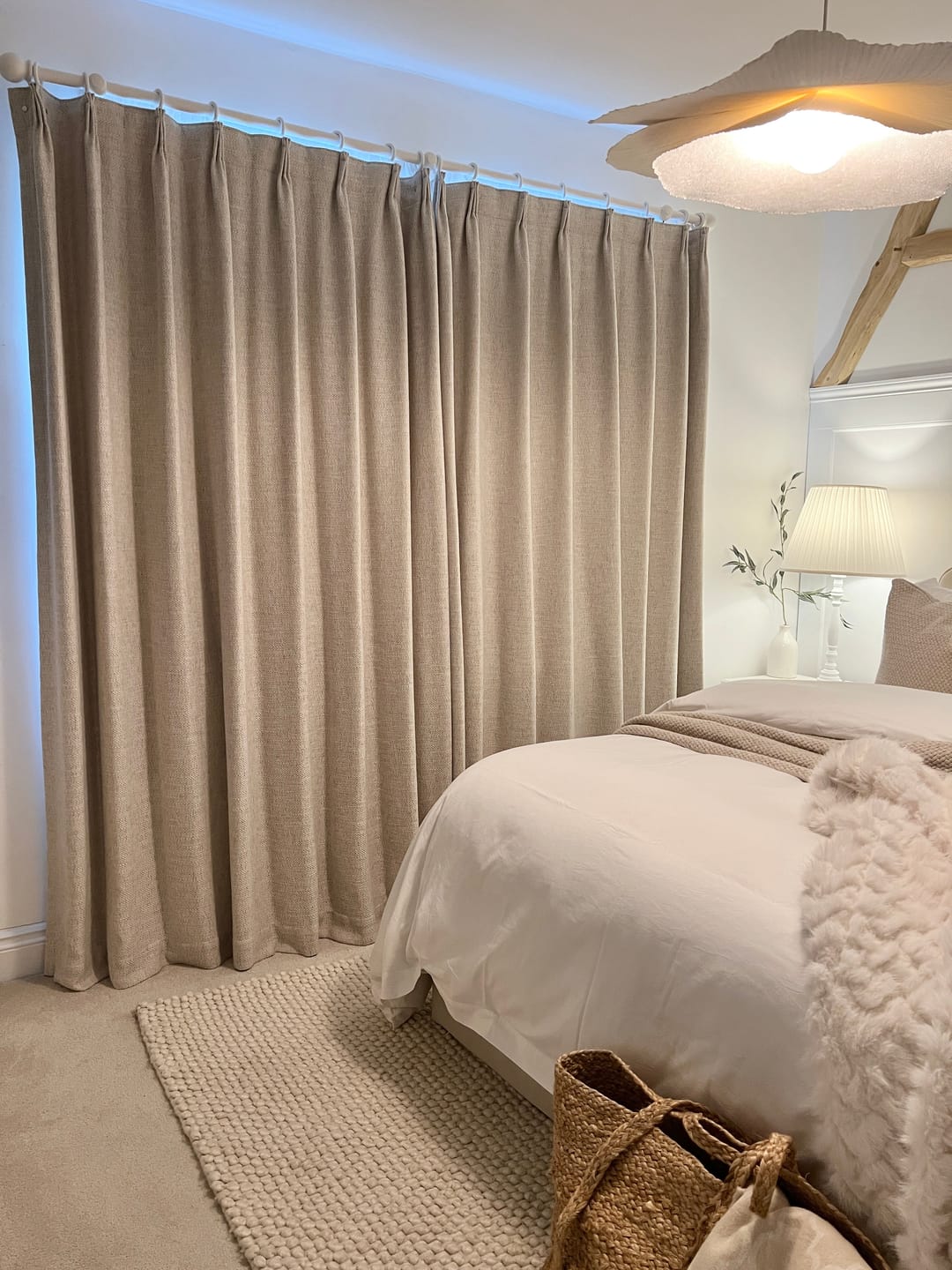 Customer photo review of Clara Heavyweight Textured Linen Curtains