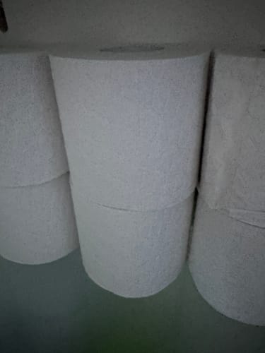 Customer photo review of UK-Made Recycled Toilet Paper – Seriously Sustainable & Plastic-Free
