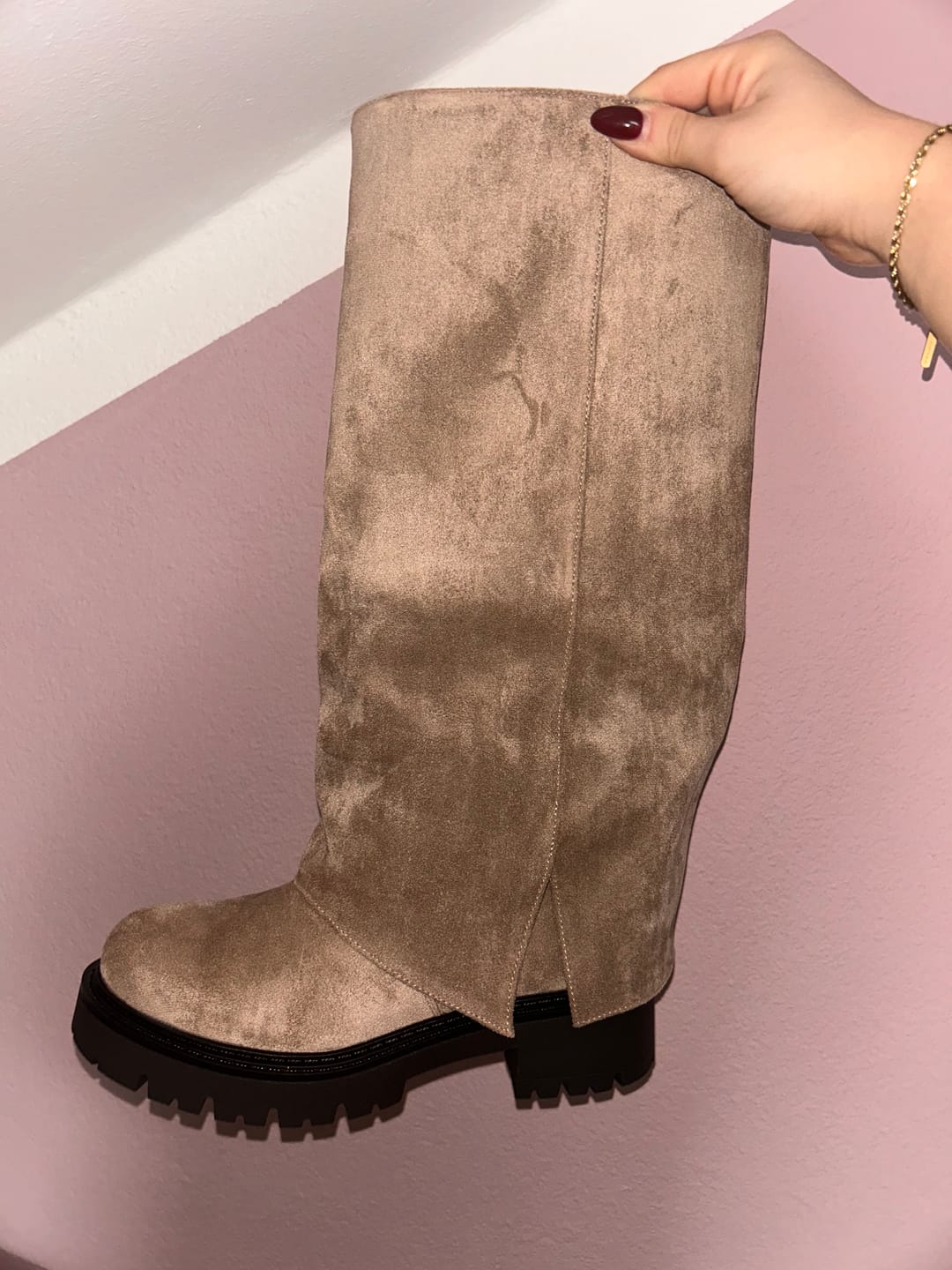 Customer photo review of Desert Chunky Stiefel