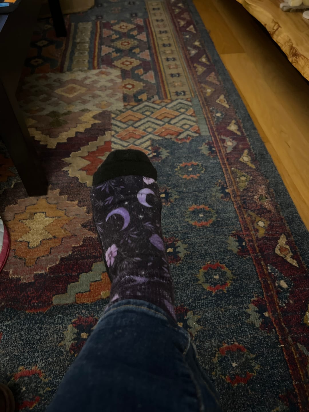 Customer photo review of Purple Moon EasyStretch™ Socks