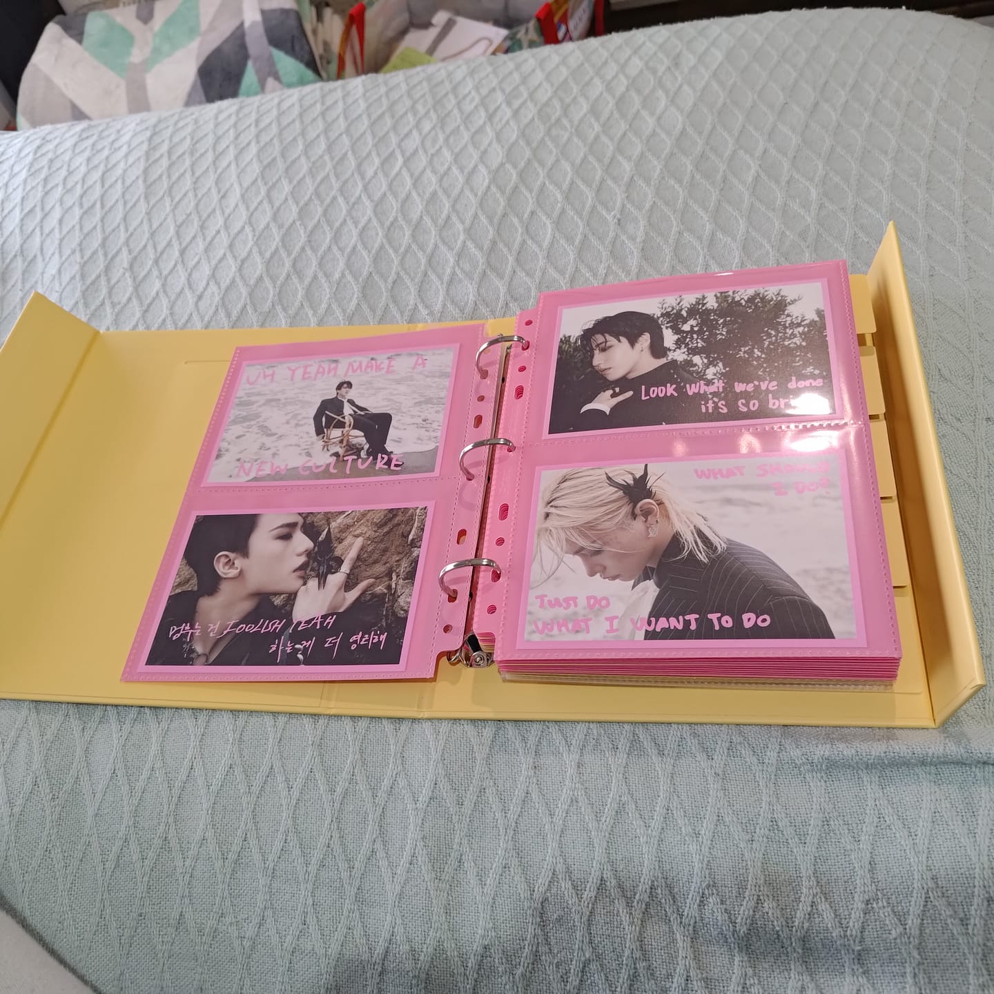 Customer photo review of Custom A5 2-Pocket Pages - Postcard - Coloured