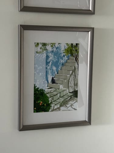 Customer photo review of Being a Person Bedroom Wall Prints