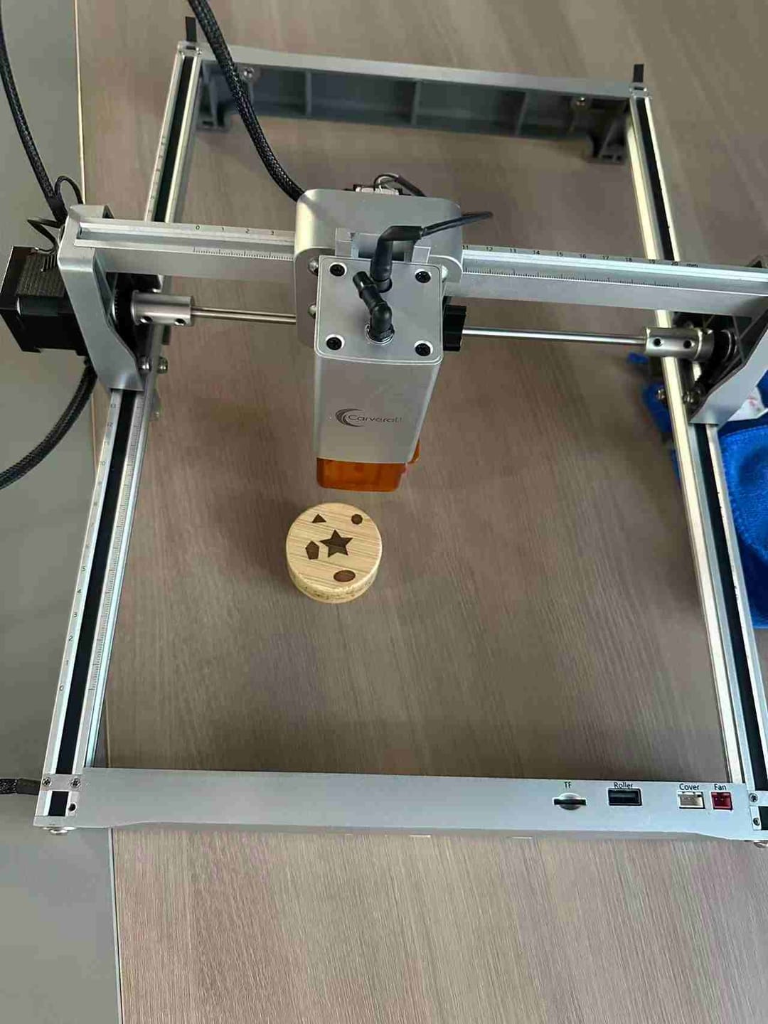 Customer photo review of Carverall X2/K15 Pro Mini Portable Laser Engraver | 300*200mm