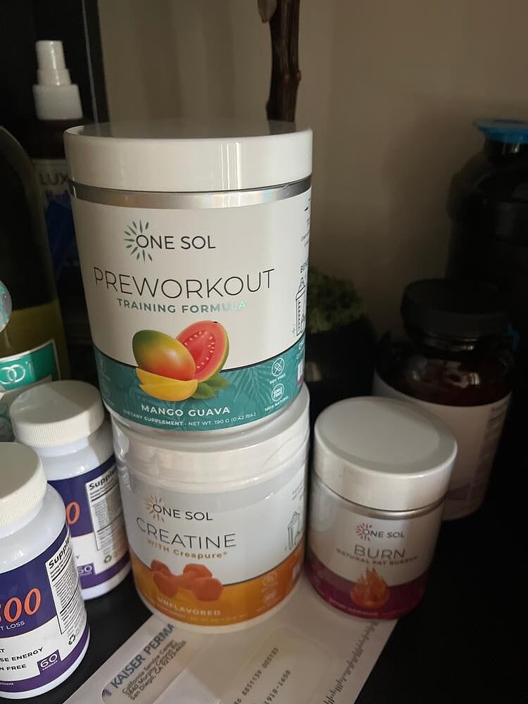 Customer photo review of Pre Workout Training Formula