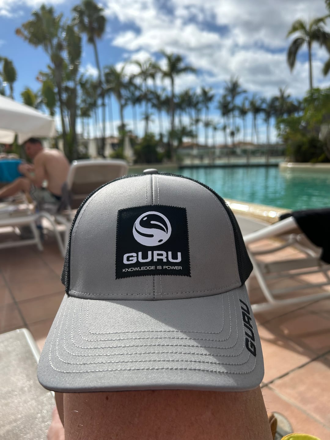 Customer photo review of Guru Grey Patch Trucker Cap