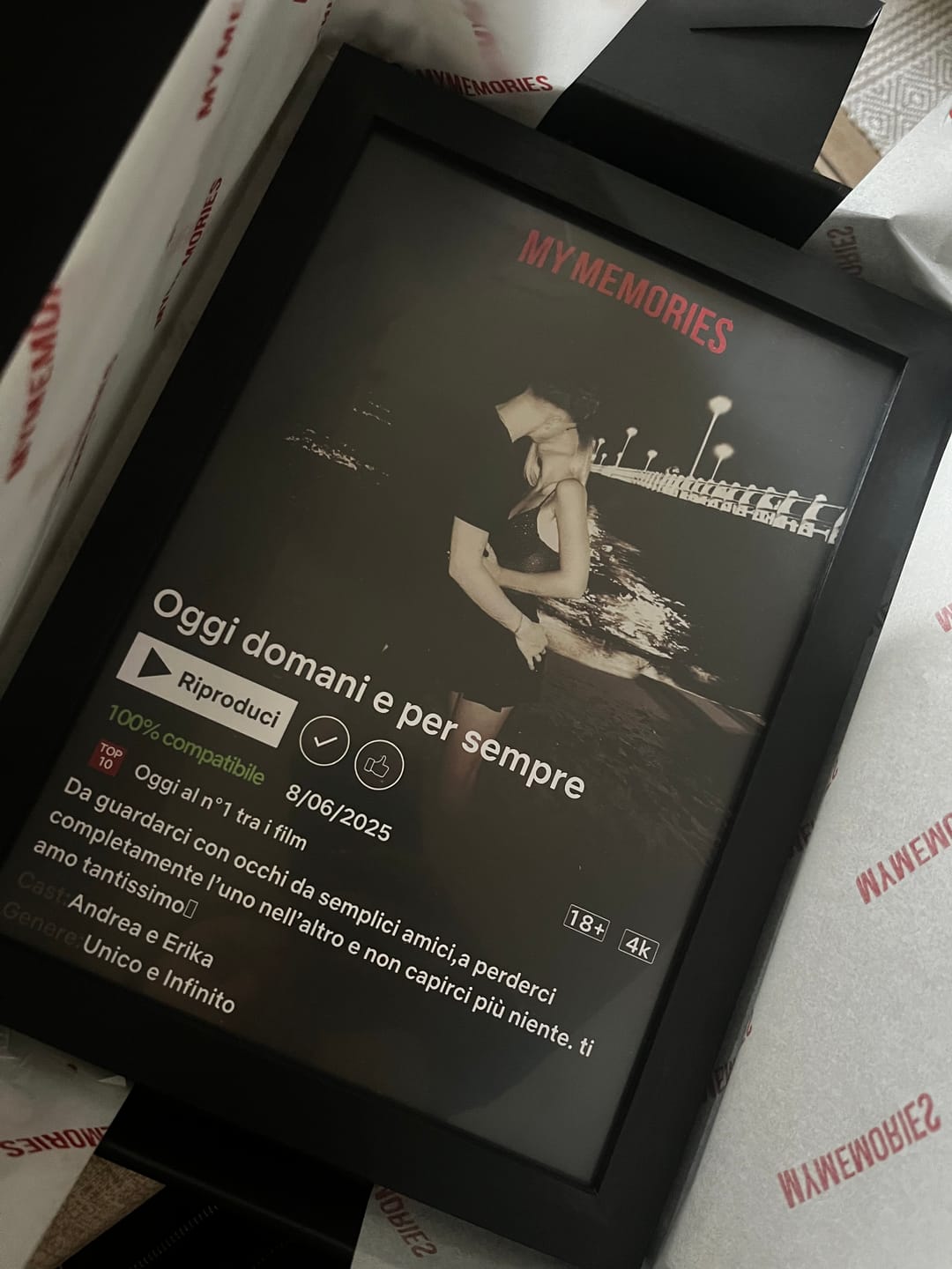 Customer photo review of MyMemories - Poster Netflix